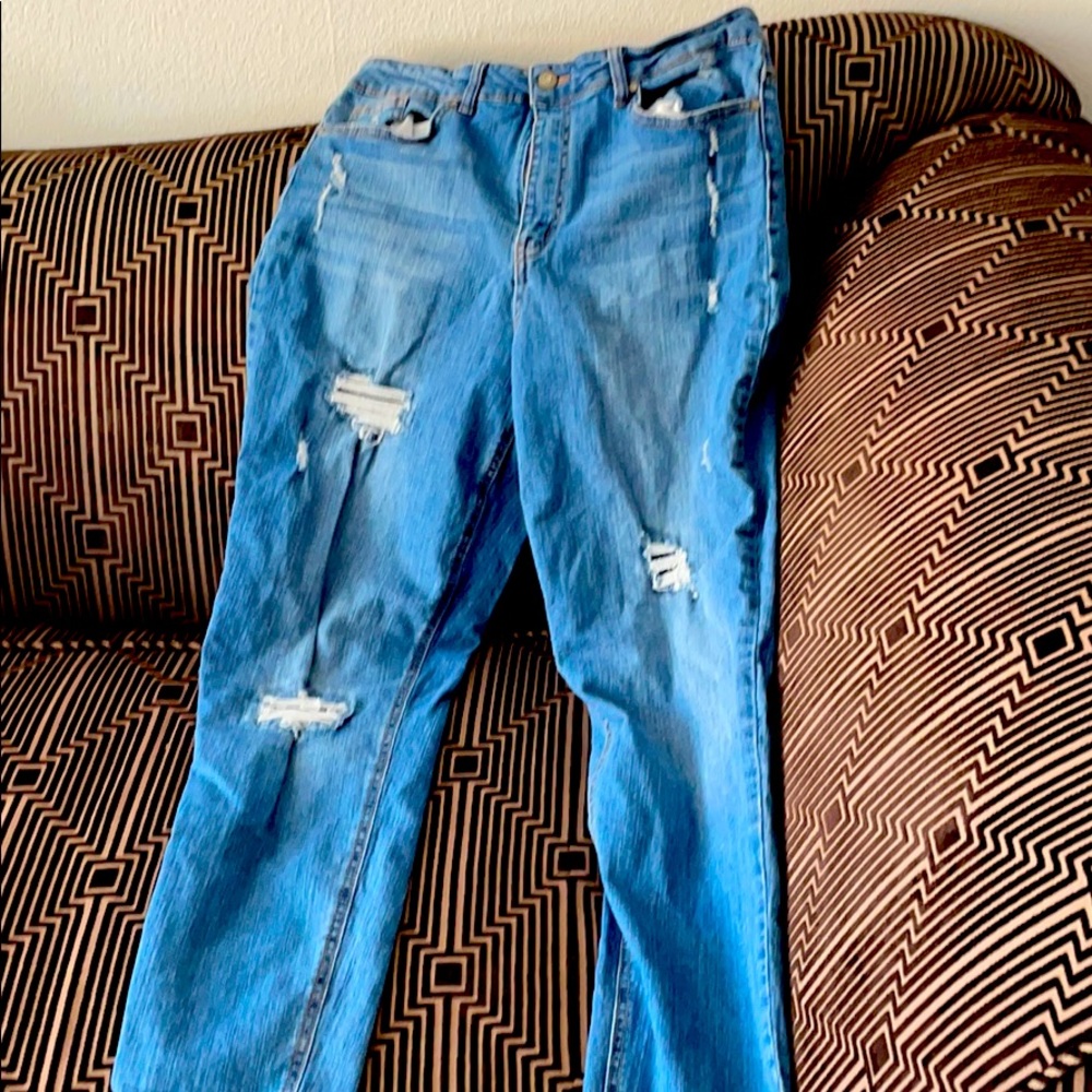 NOBO women’s PLUS 15 (not Juniors) High Rise Jeans